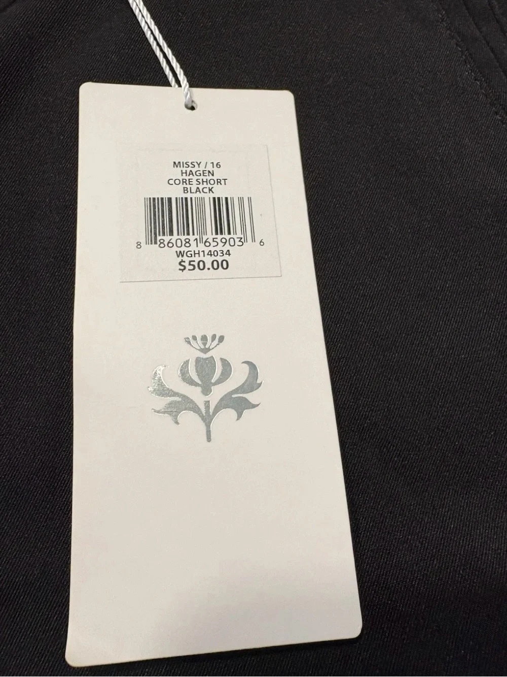 Lady Hagen Black Core Golf Shorts Missy 16 Brand New With Tags Nwt
